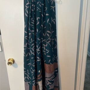 Asha Floral Patterned Scarf